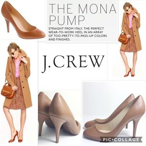 J.Crew Mona Leather Pumps